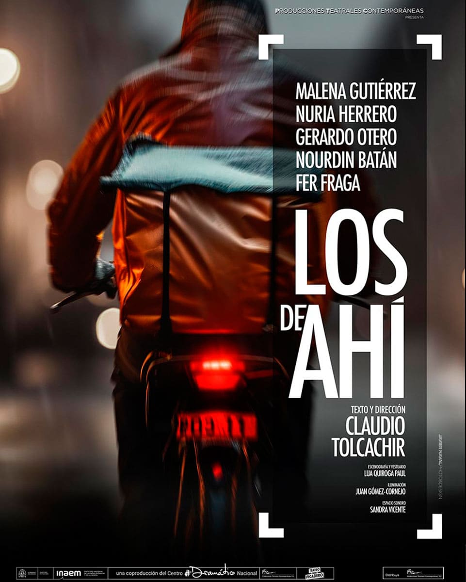 Producciones Teatrales Contemporáneas. Los de ahí- cartel.