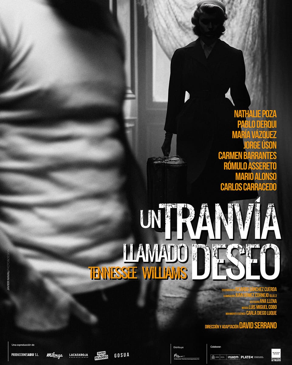 Producciones Teatrales Contemporáneas.Un tranvía llamado deseo- cartel.